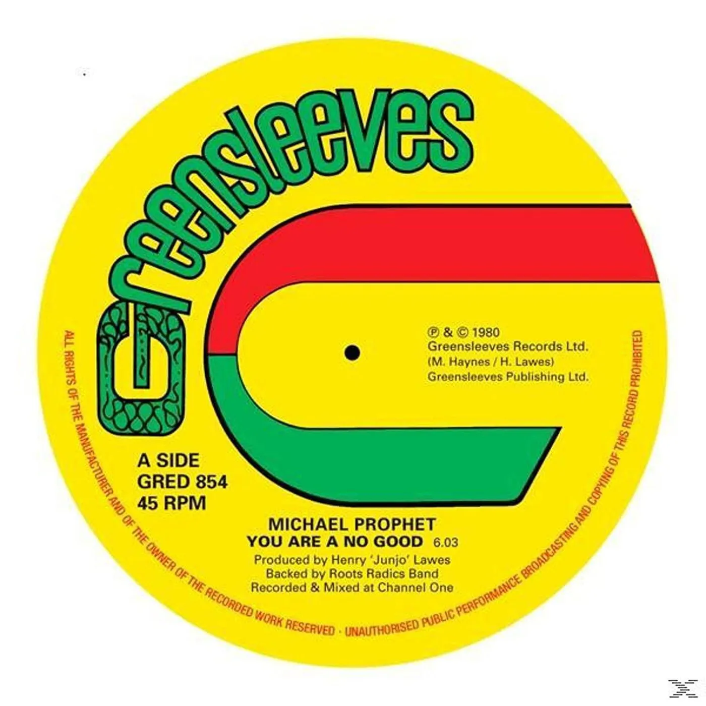 Michael Prophet You Are No Good Vinyl Record