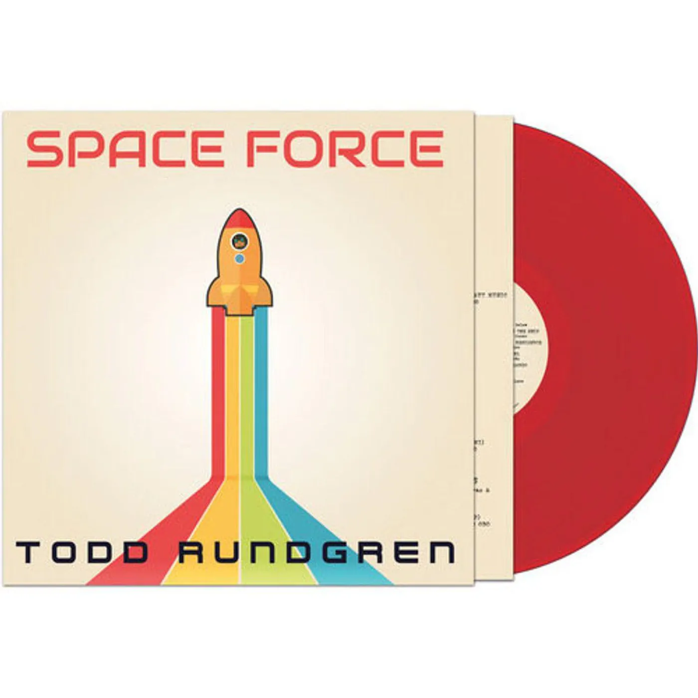 Todd Rundgren Space Force (Red) Vinyl Record