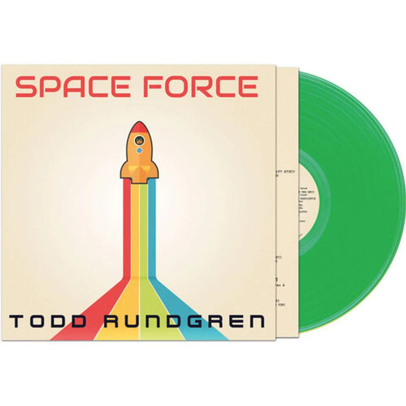 Todd Rundgren SPACE FORCE - GREEN Vinyl Record