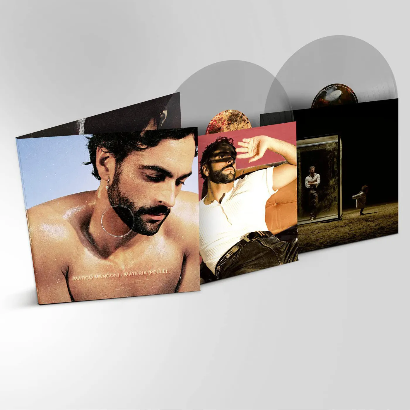 Marco Mengoni Materia (Pelle) Con Materia (Terra) (2LP/Clear) Vinyl Record