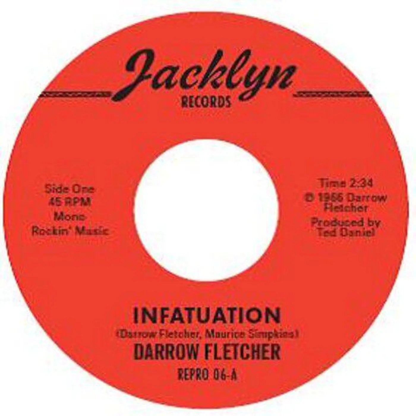 Darrow Fletcher Infatuation / What Have I Got Now Vinyl Record
