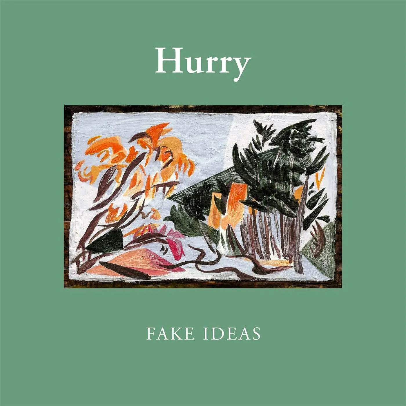 Hurry Fake Ideas - Olive Green Vinyl Record