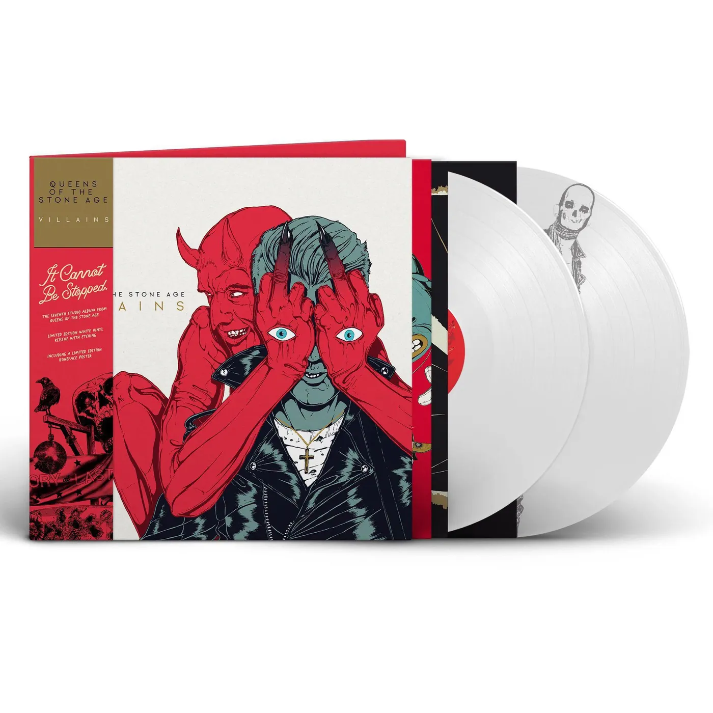 Queens of the Stone Age Villains (Opaque White) Vinyl Record