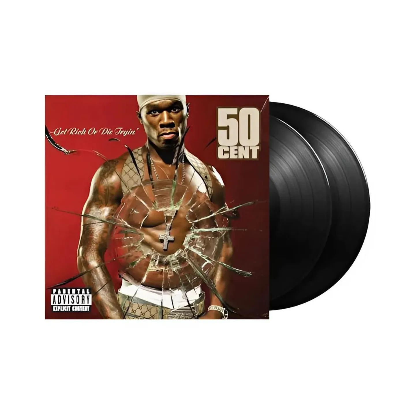 50 Cent Get Rich Or Die Tryin (2LP/ Explicit Lyrics) Vinyl Record