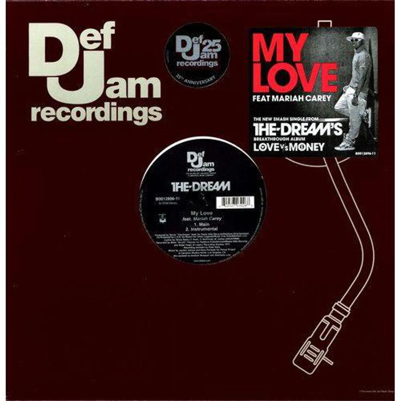 The-Dream MY LOVE (X2) Vinyl Record