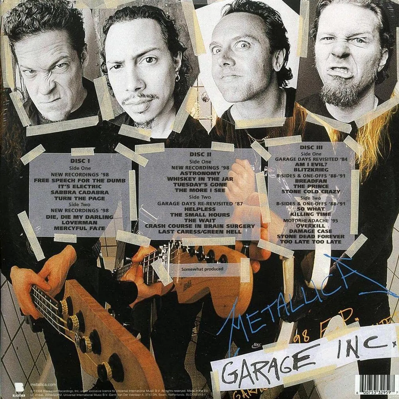 Metallica Garage Inc (3LP) Vinyl Record