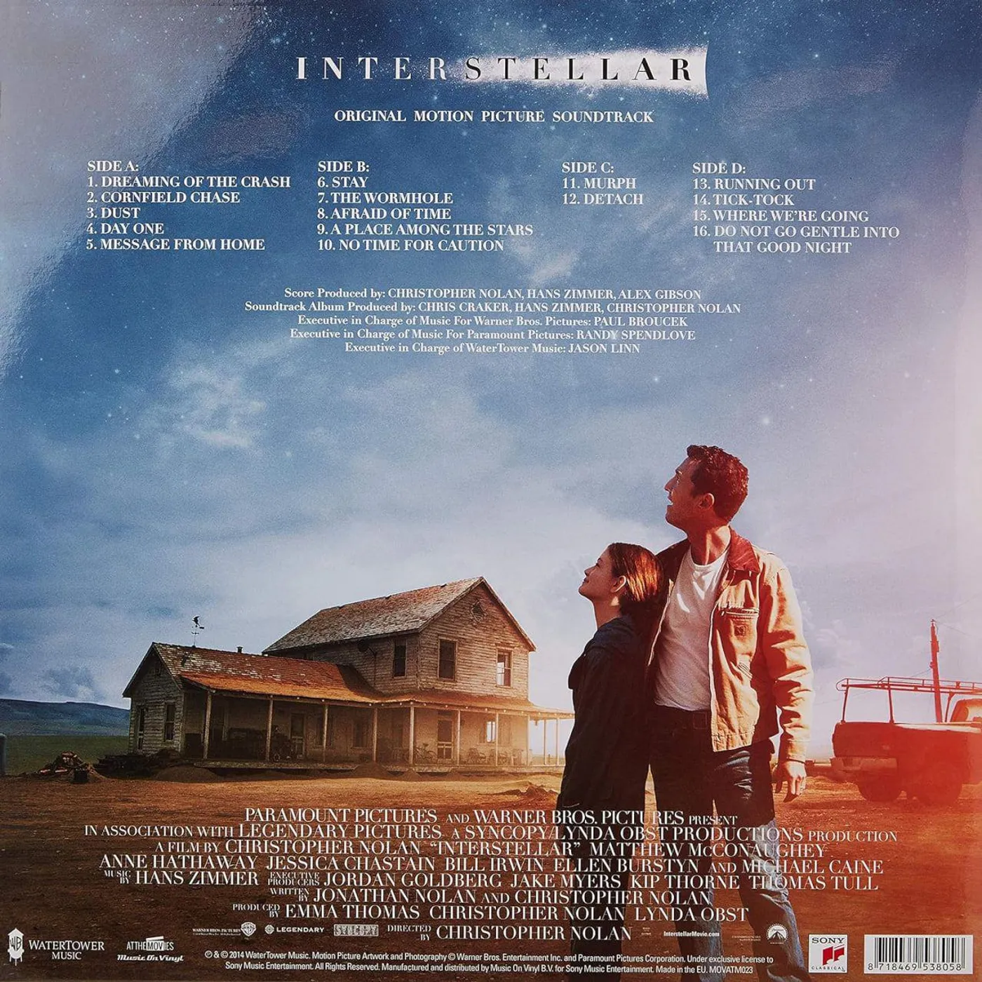 Hans Zimmer Interstellar: Original Soundtrack (2LP) Vinyl Record