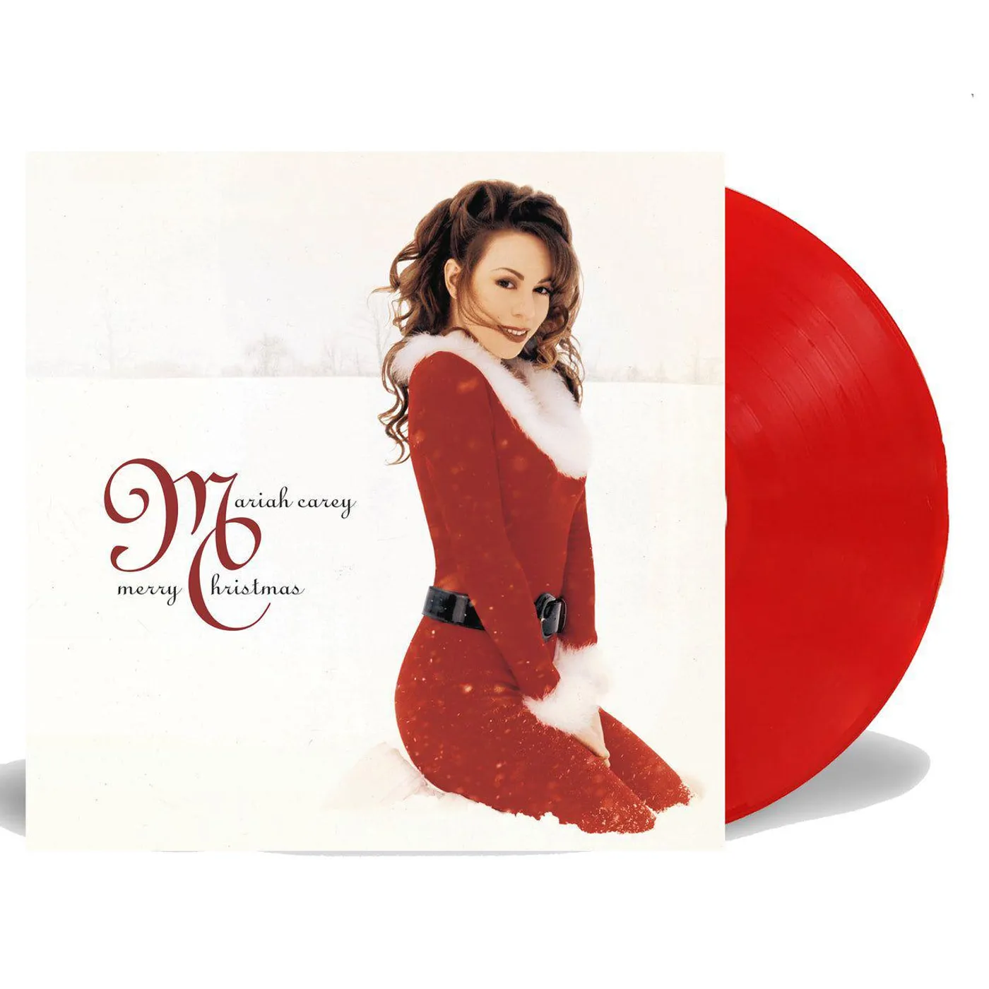 Mariah Carey Merry Christmas (Deluxe Anniversary Edition) (Red) Vinyl Record
