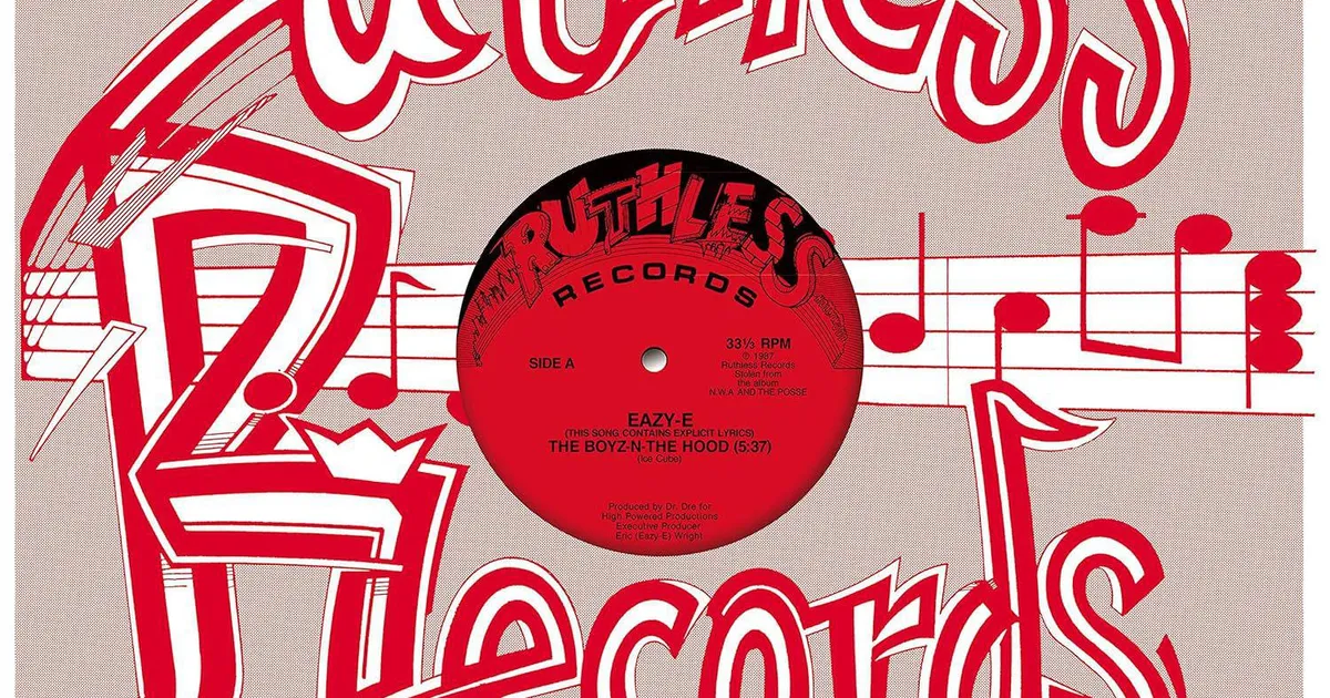 Eazy-E Boyz-n-the Hood Vinyl Record