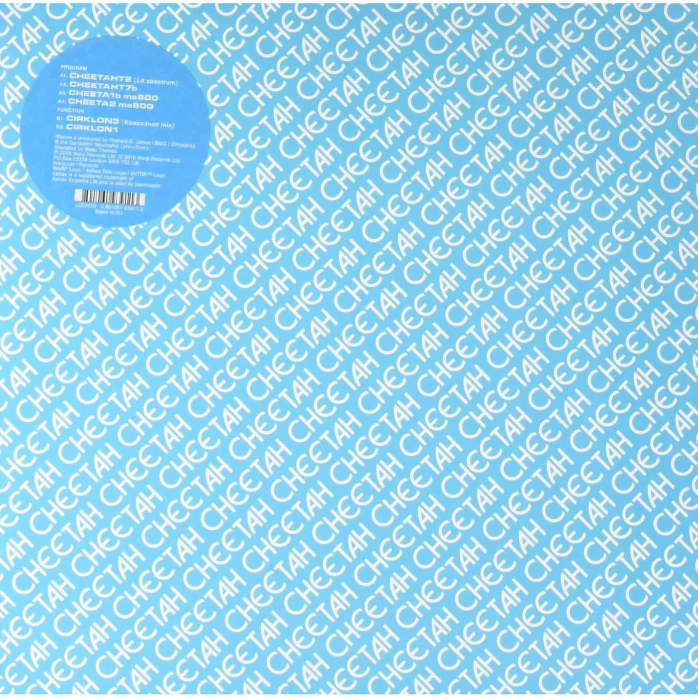 Aphex Twin Cheetah EP Vinyl Record