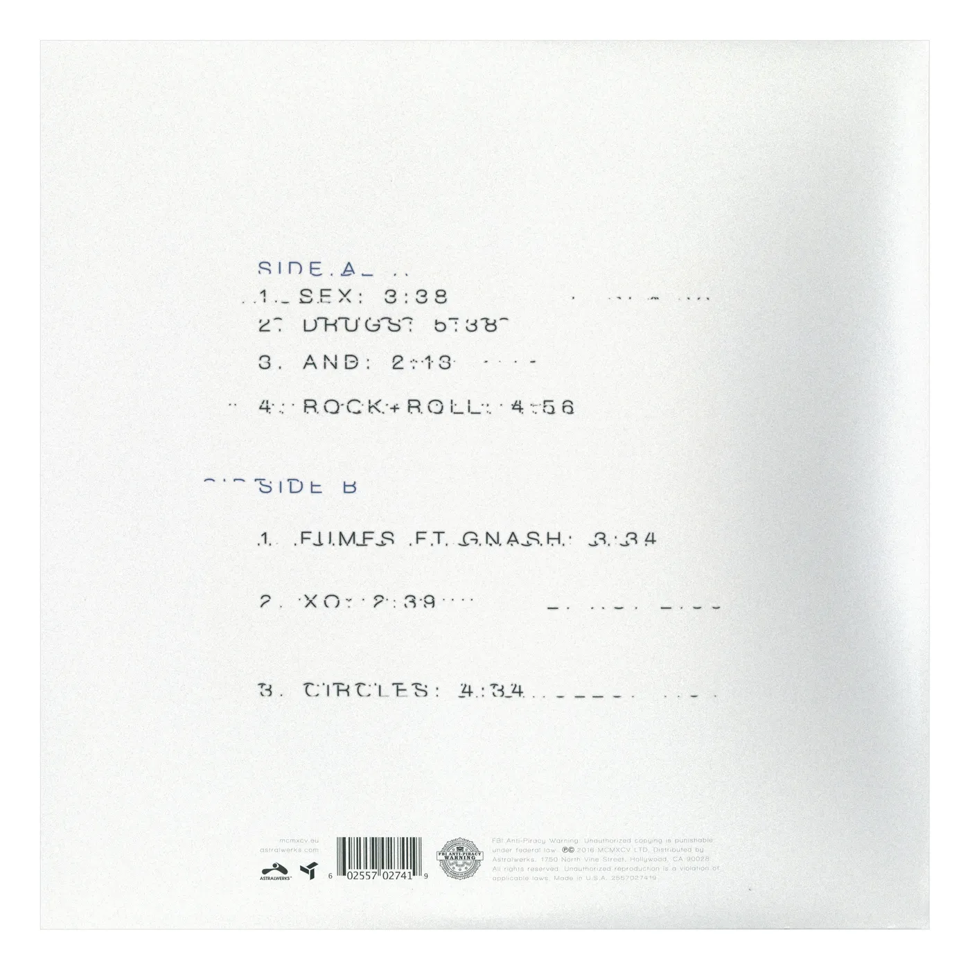 EDEN i think you think too much of me Vinyl Record