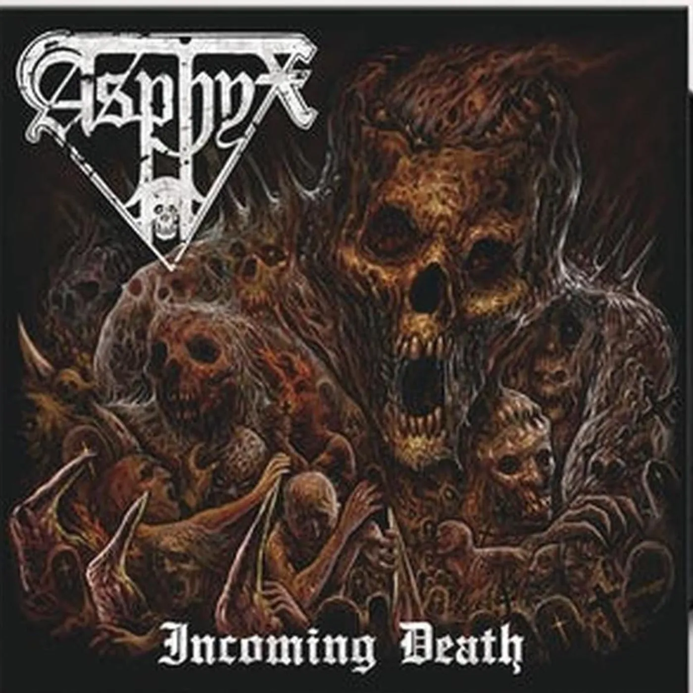 Asphyx INCOMING DEATH     (GER) Vinyl Record - Colored Vinyl, Gatefold Sleeve, Red Vinyl, Poster