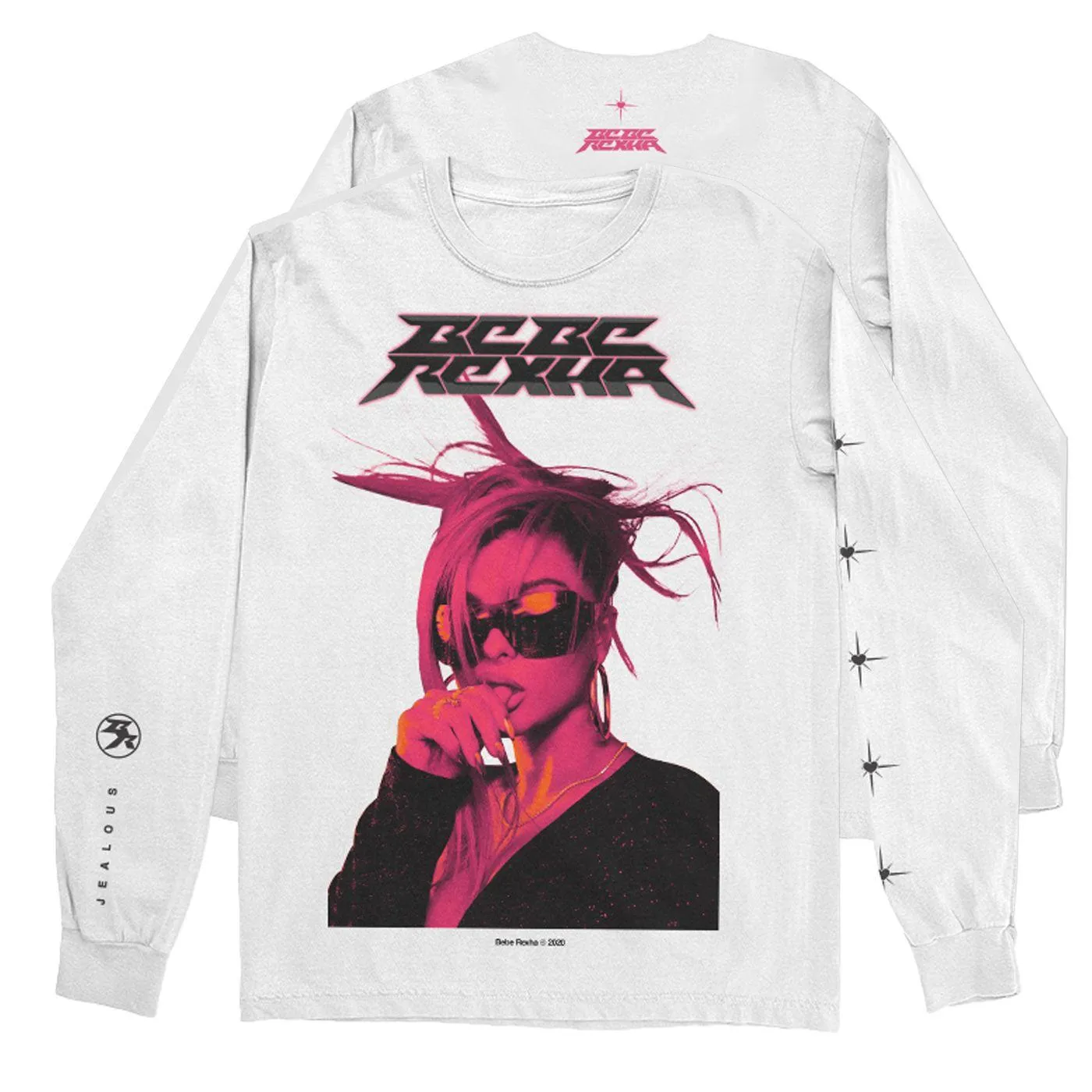 Bebe Rexha Jealous Beauty White Longsleeve