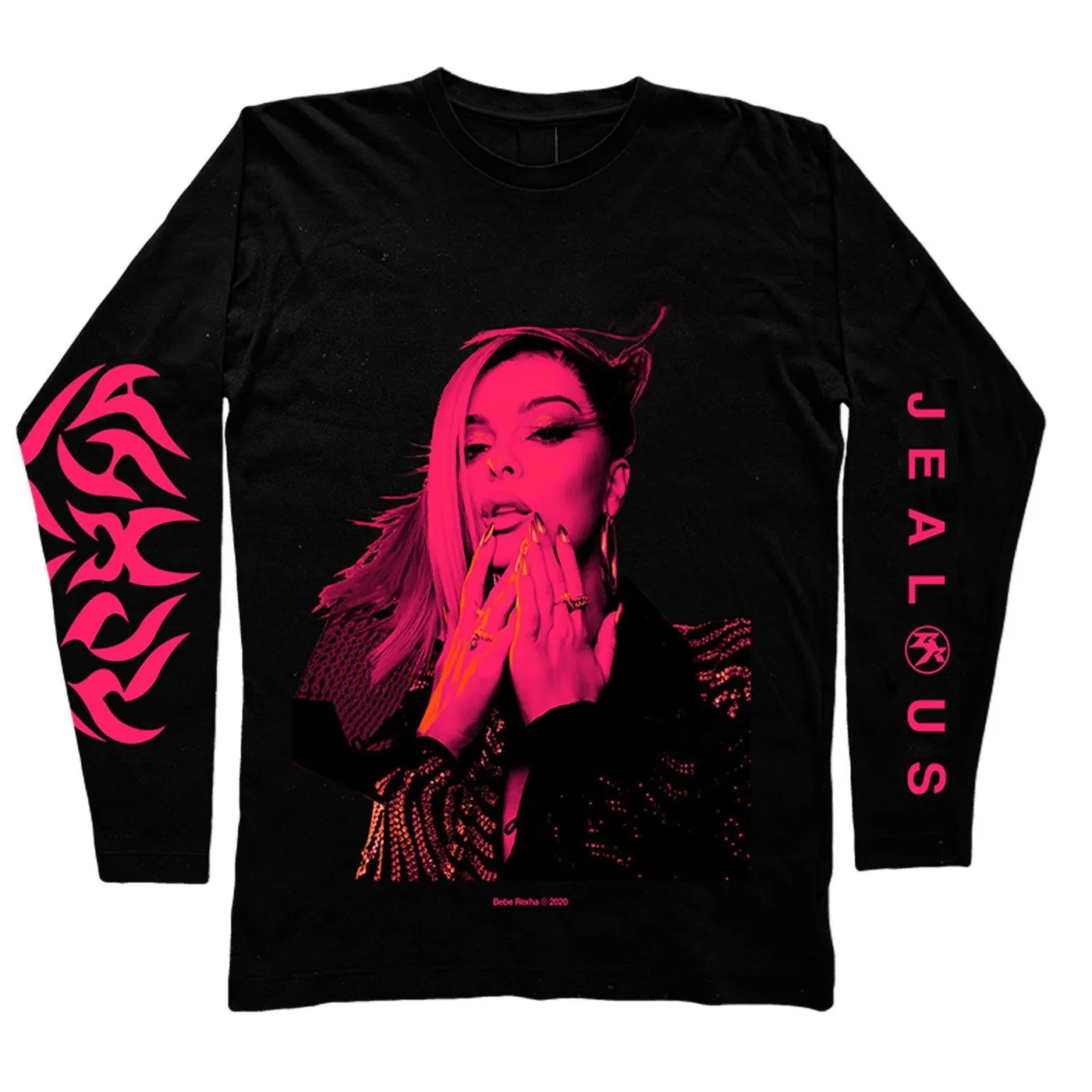 Bebe Rexha Jealous Black Long Sleeve