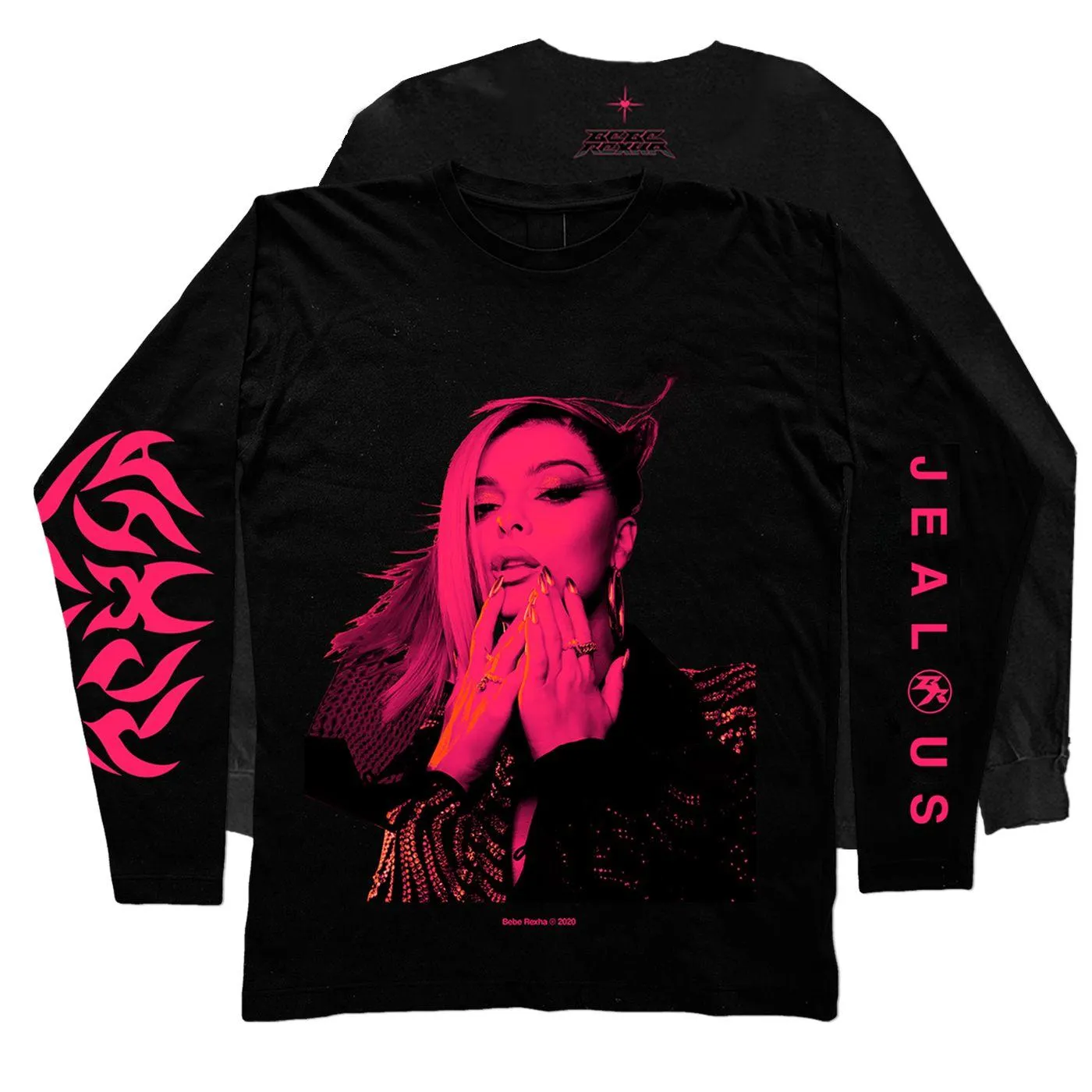 Bebe Rexha Jealous Black Long Sleeve