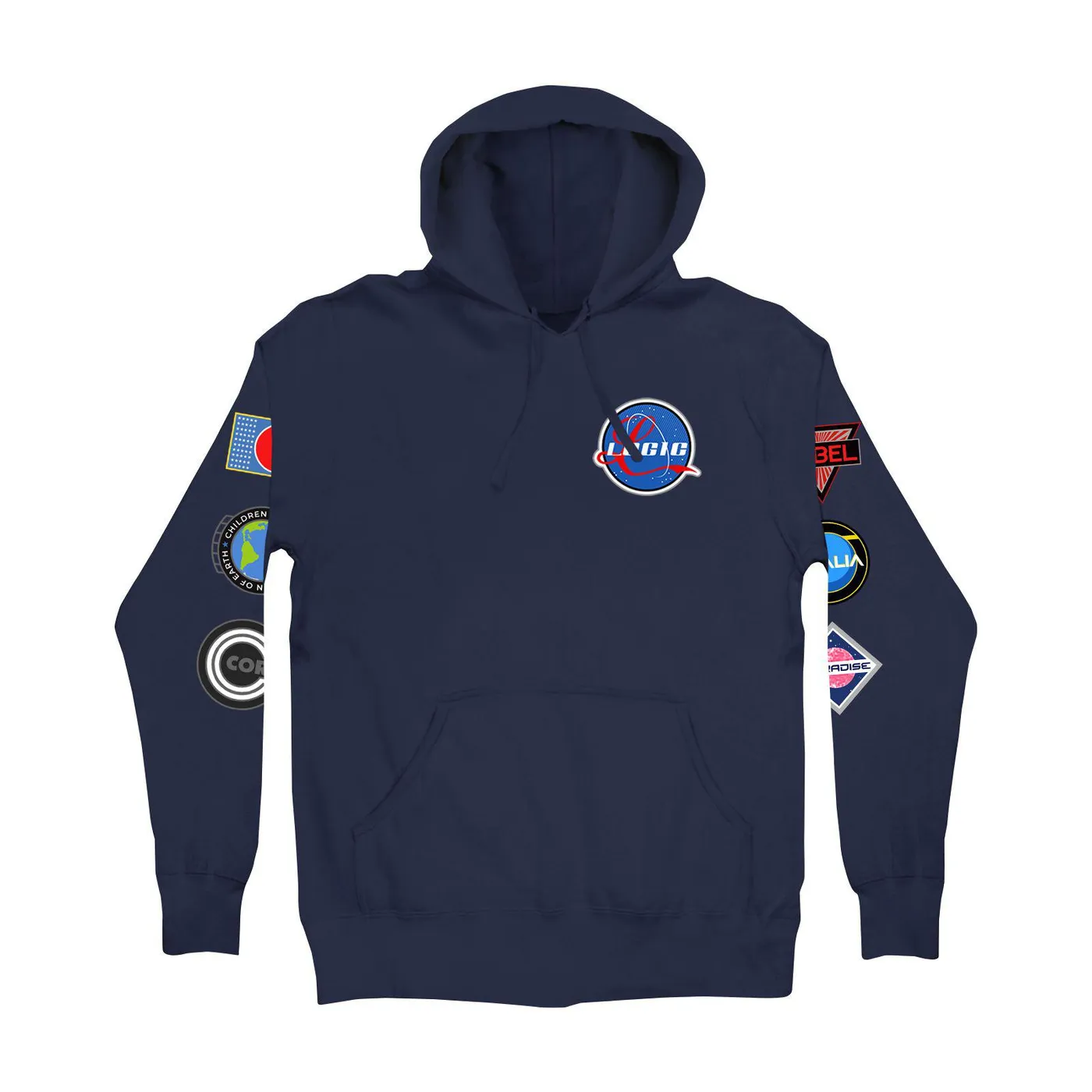 Logic Hoodie | Space Patches NASA-Inspired Logo Logic Hoodie