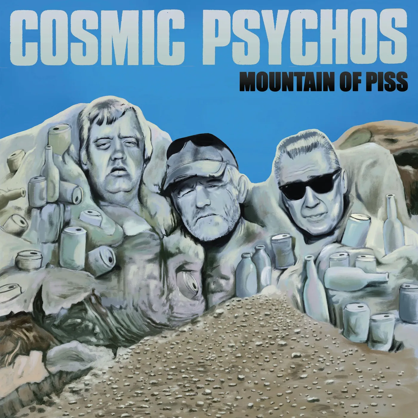 Cosmic Psychos Mountain Of Piss LP (White) (Vinyl)
