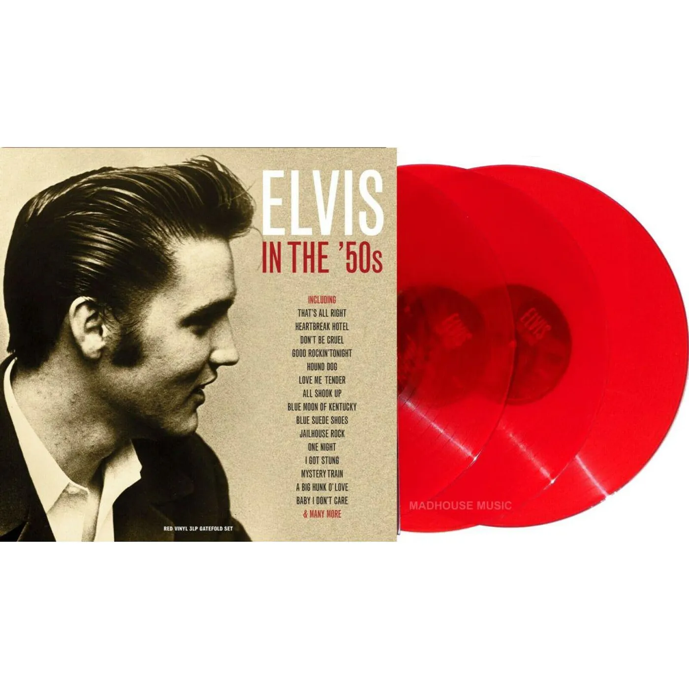 Elvis Presley LP Vinyl Record - Elvis In The '50s (Red Vinyl)