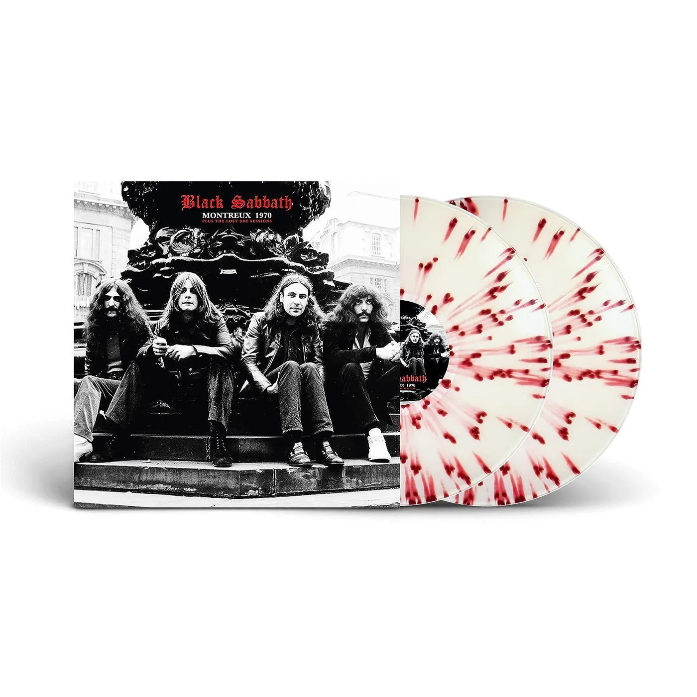 Black Sabbath LP - Montreux 1970 (Clear/Red Splatter Vinyl)