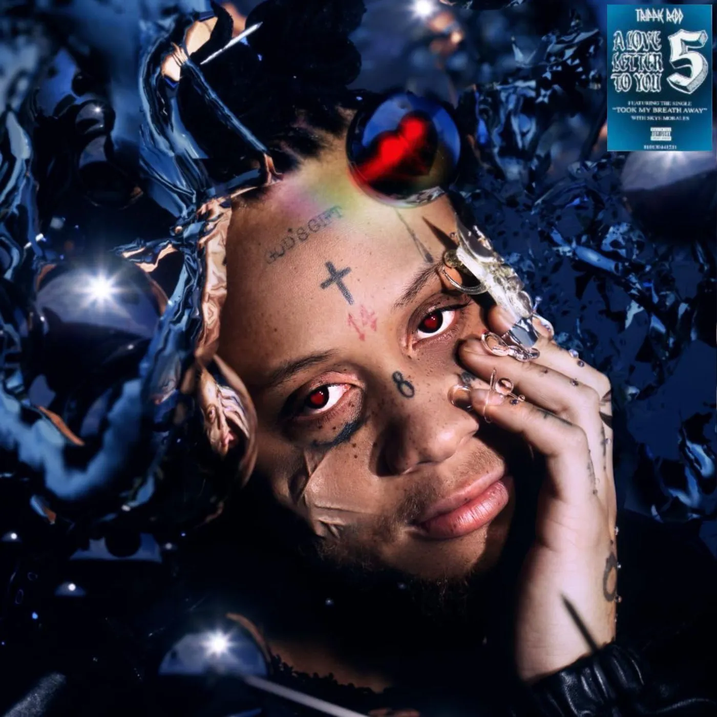 Trippie Redd A Love Letter to You 5 (Limited Edition, 2LP, Blue/Green Swirl) Vinyl Record