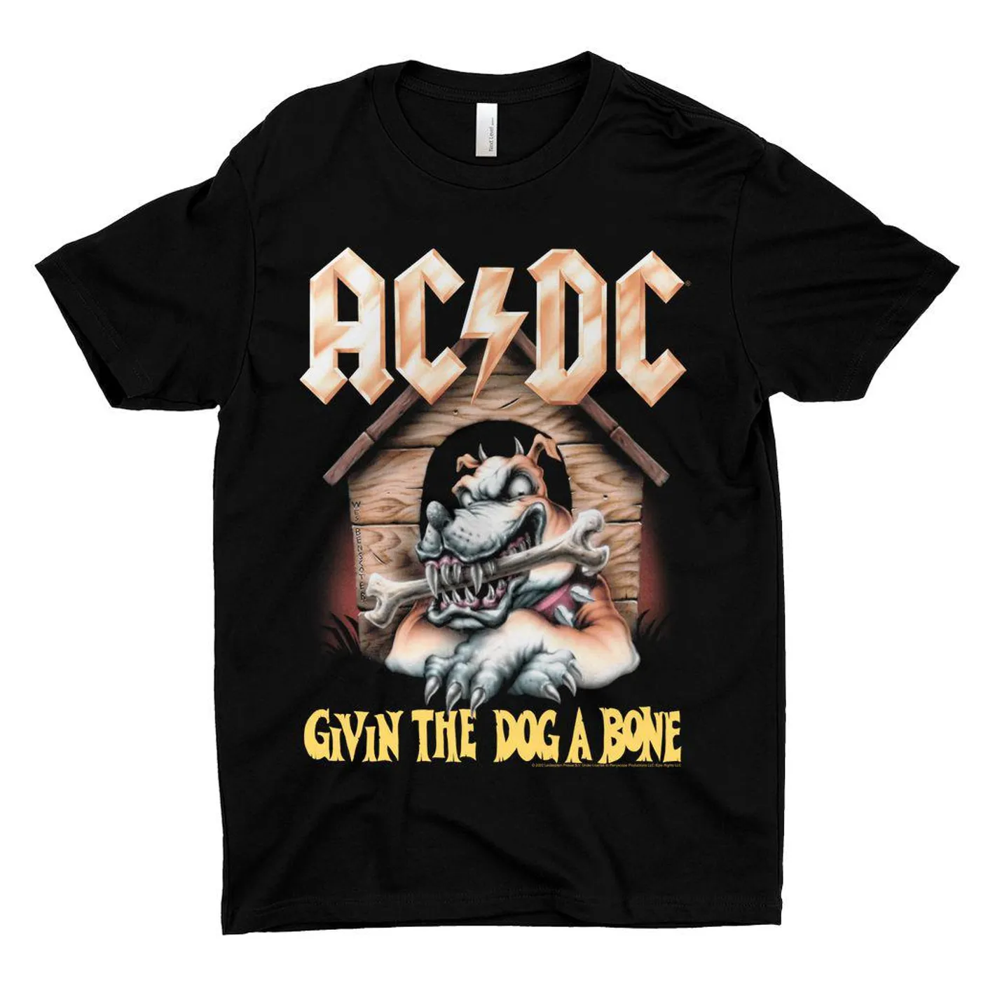 AC/DC T-Shirt | Givin The Dog A Bone Design ACDC Shirt