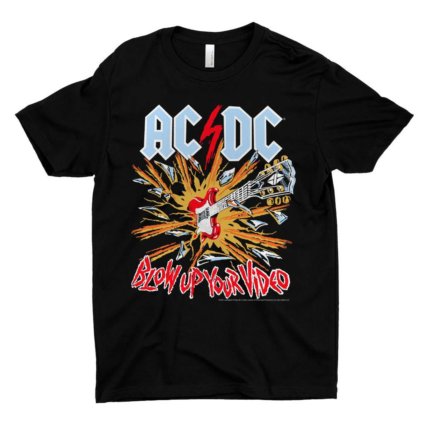 AC/DC T-Shirt | Blow Up Your Video Primary Colors ACDC Shirt