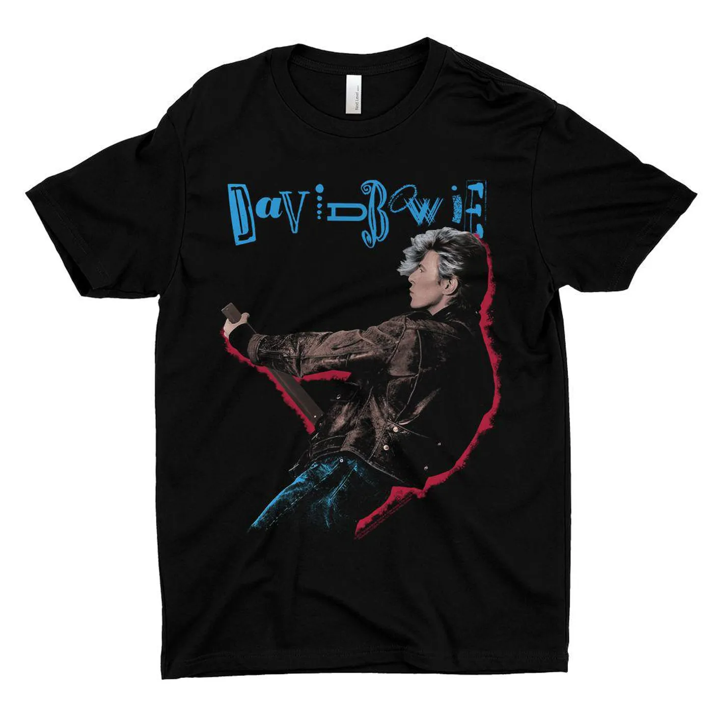 David Bowie T-Shirt | 1987 Glass Spider Tour Colorful Shadow Image David Bowie Shirt