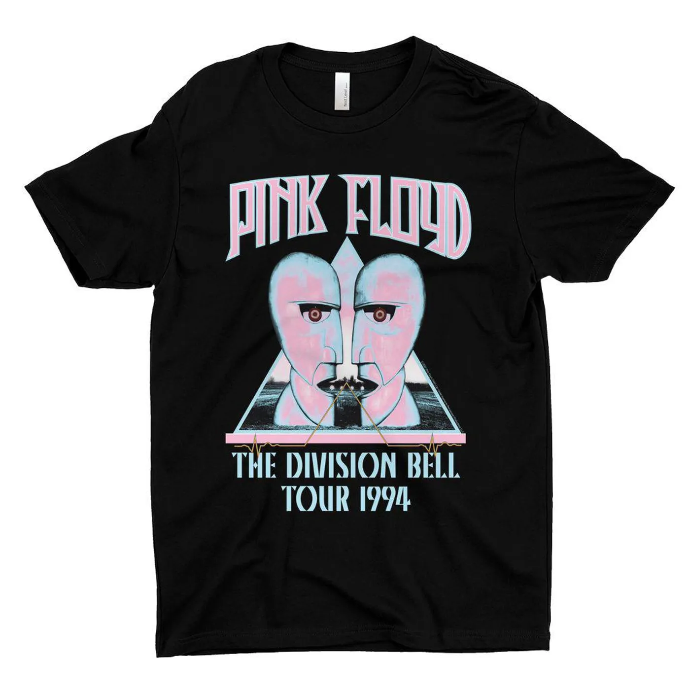 Pink Floyd T-Shirt | Colorful Division Bell 1994 Tour Design Pink Floyd Shirt (Merchbar Exclusive)
