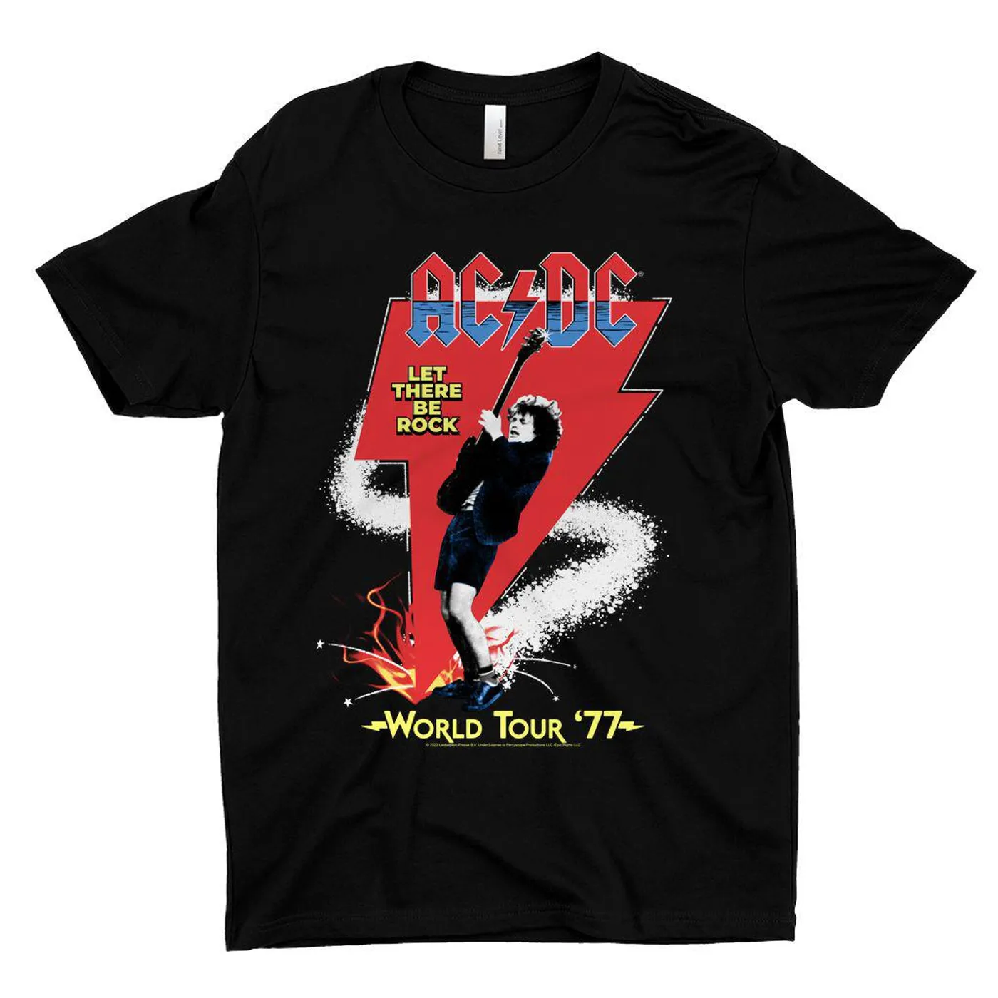 AC/DC T-Shirt | Let There Be Rock World Tour 1977 ACDC Shirt (Merchbar Exclusive)