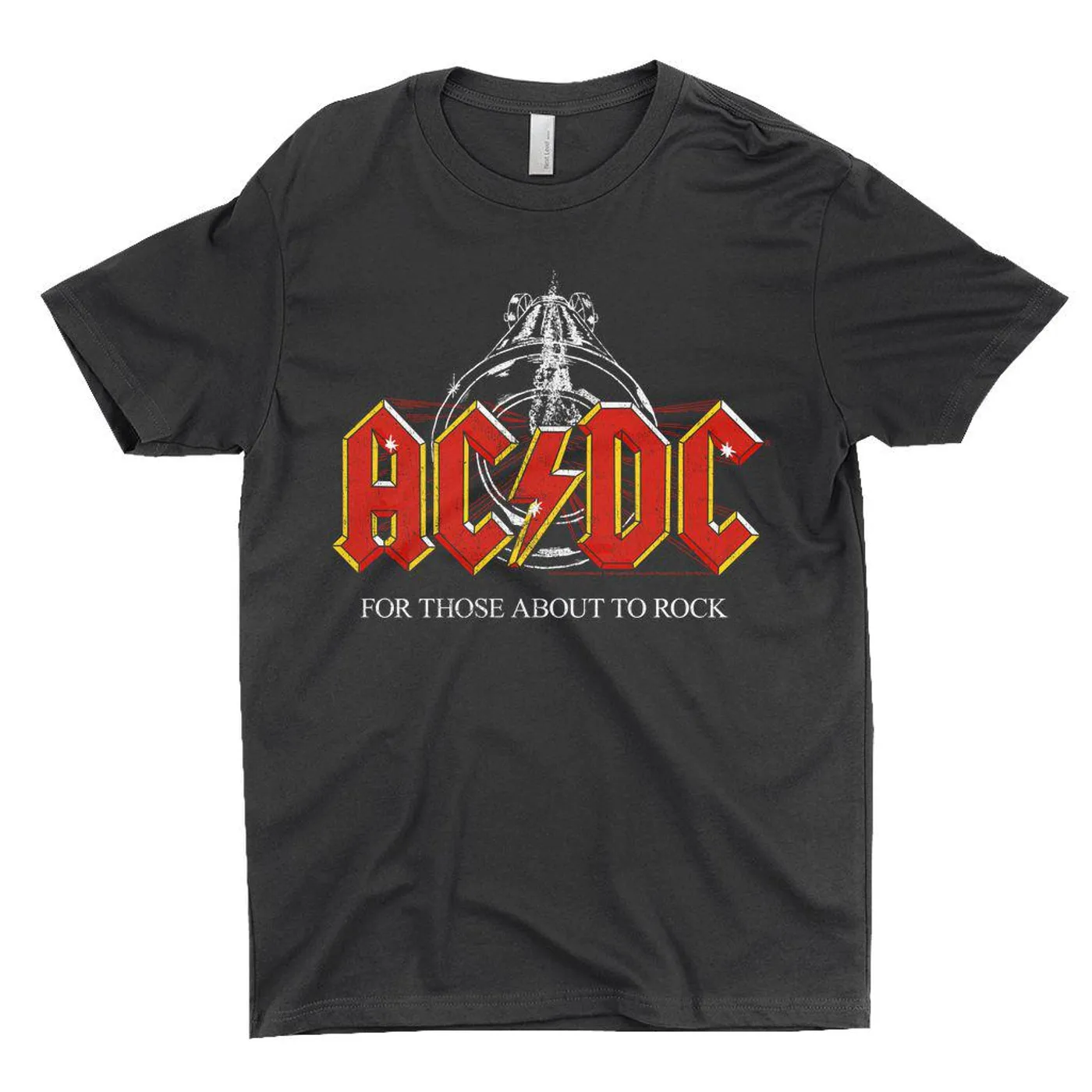 AC/DC T-Shirt | For Those About To Rock Cannon Shot Distressed ACDC Shirt