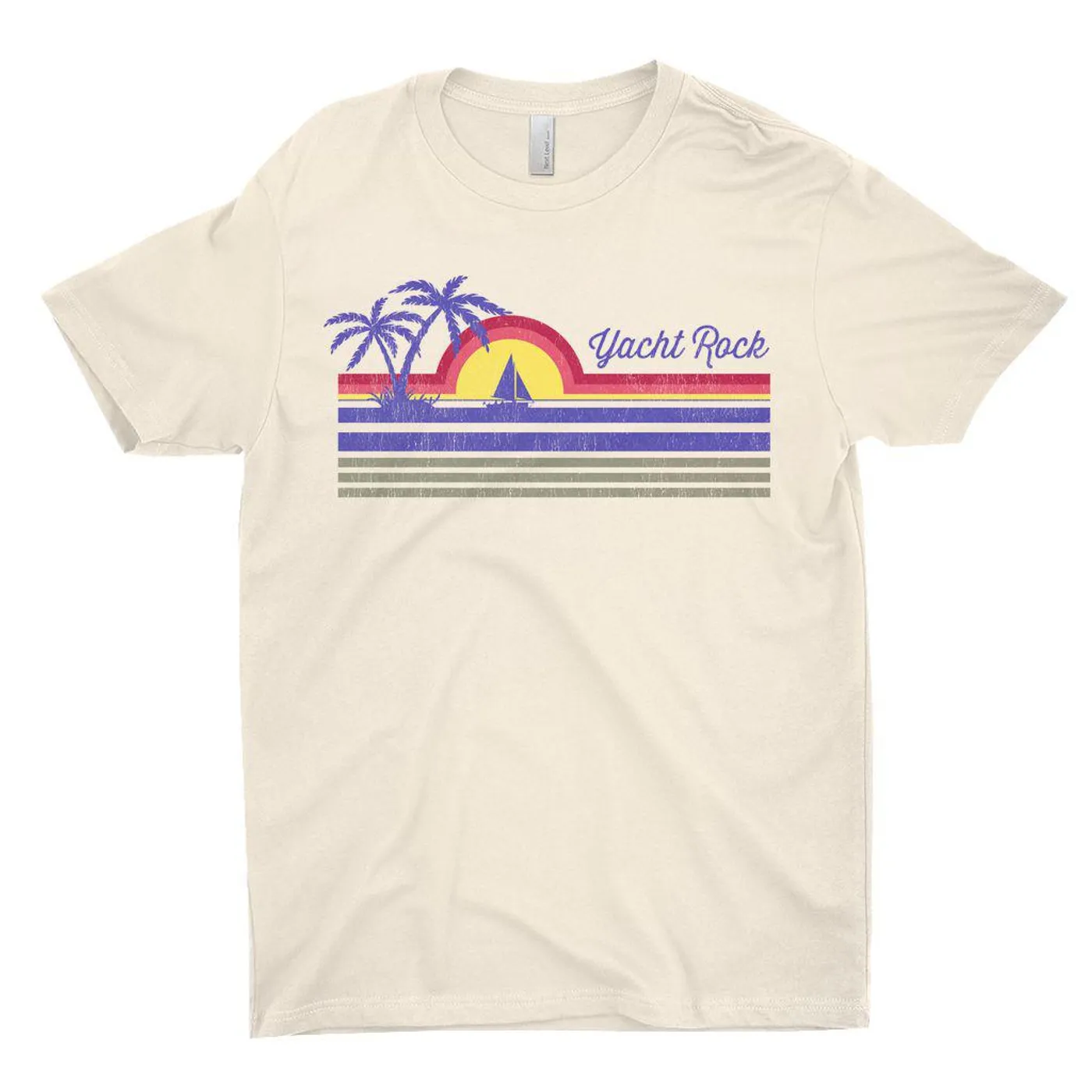 Merchbar Music Life T-Shirt | Yacht Rock Sunset Merchbar Music Life Shirt