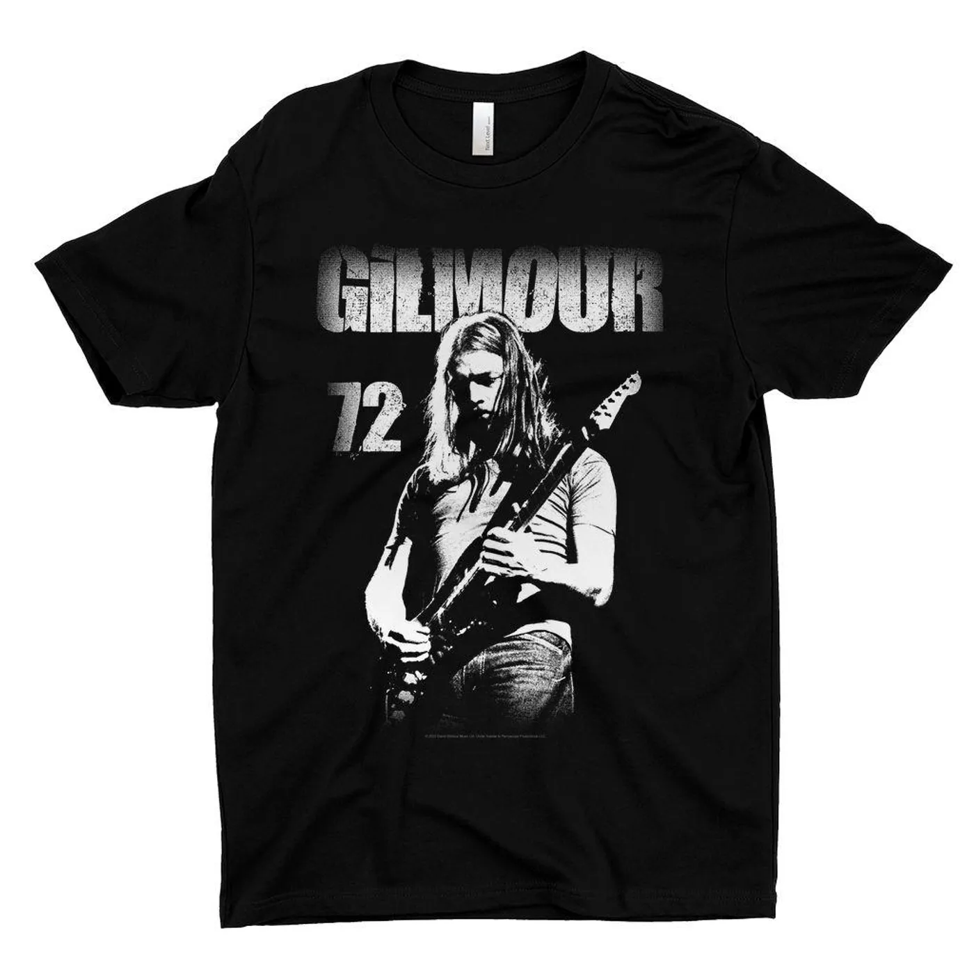 David Gilmour T-Shirt | White Gilmour 72 Distressed David Gilmour Shirt