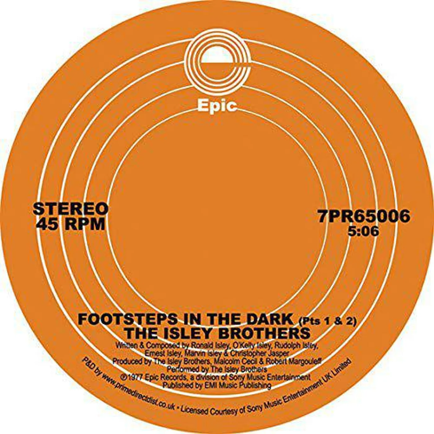 The Isley Brothers & Santana Footsteps In The Dark Vinyl Record