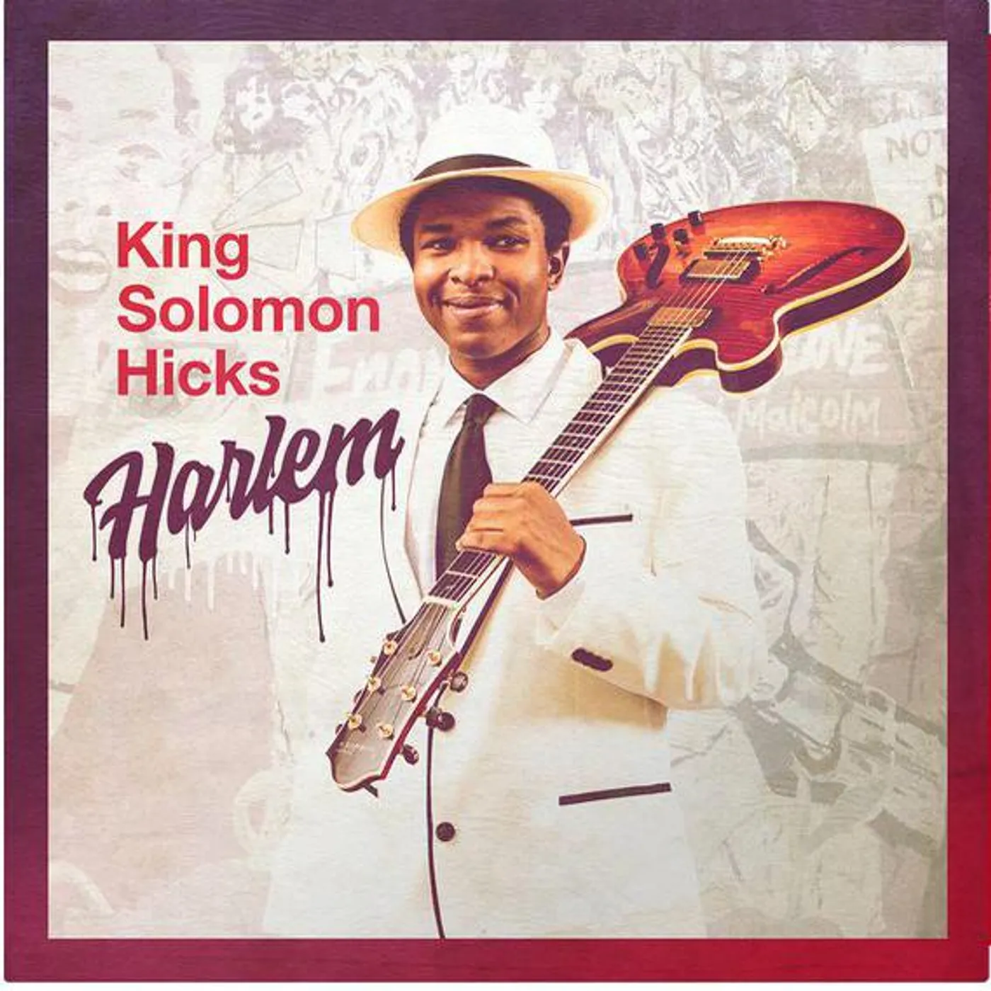 King Solomon Hicks HARLEM (RED VINYL) Vinyl Record