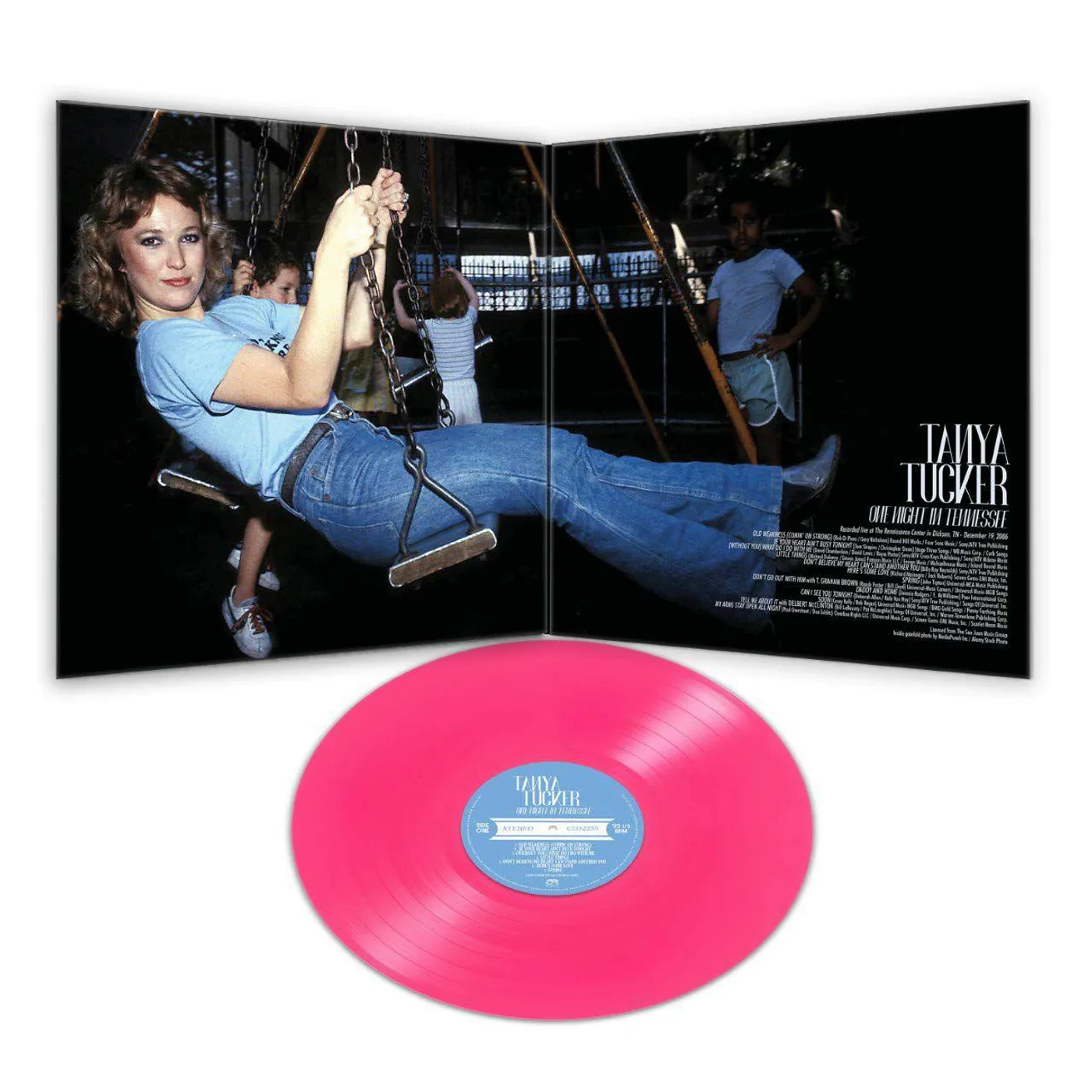 Tanya Tucker ONE NIGHT IN TENNESSEE (PINK VINYL) Vinyl Record