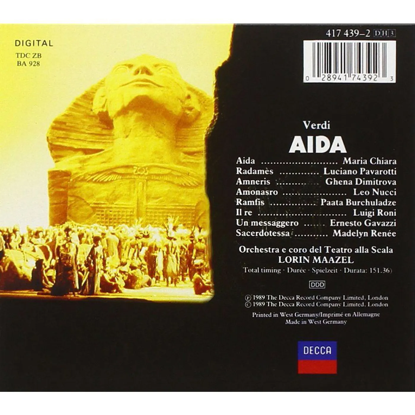 Lorin Maazel Aida (3 CD Box Set)