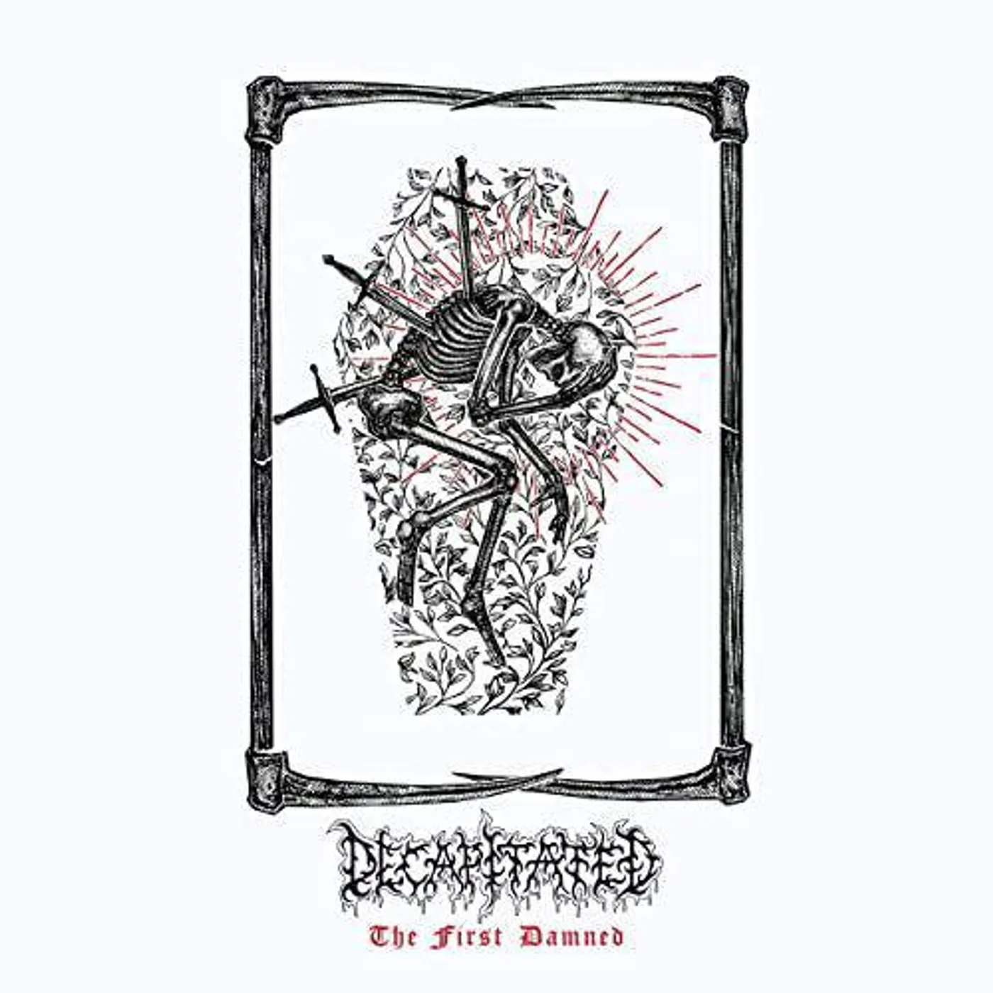 Decapitated FIRST DAMNED (RED & BLACK SPLATTER) Vinyl Record