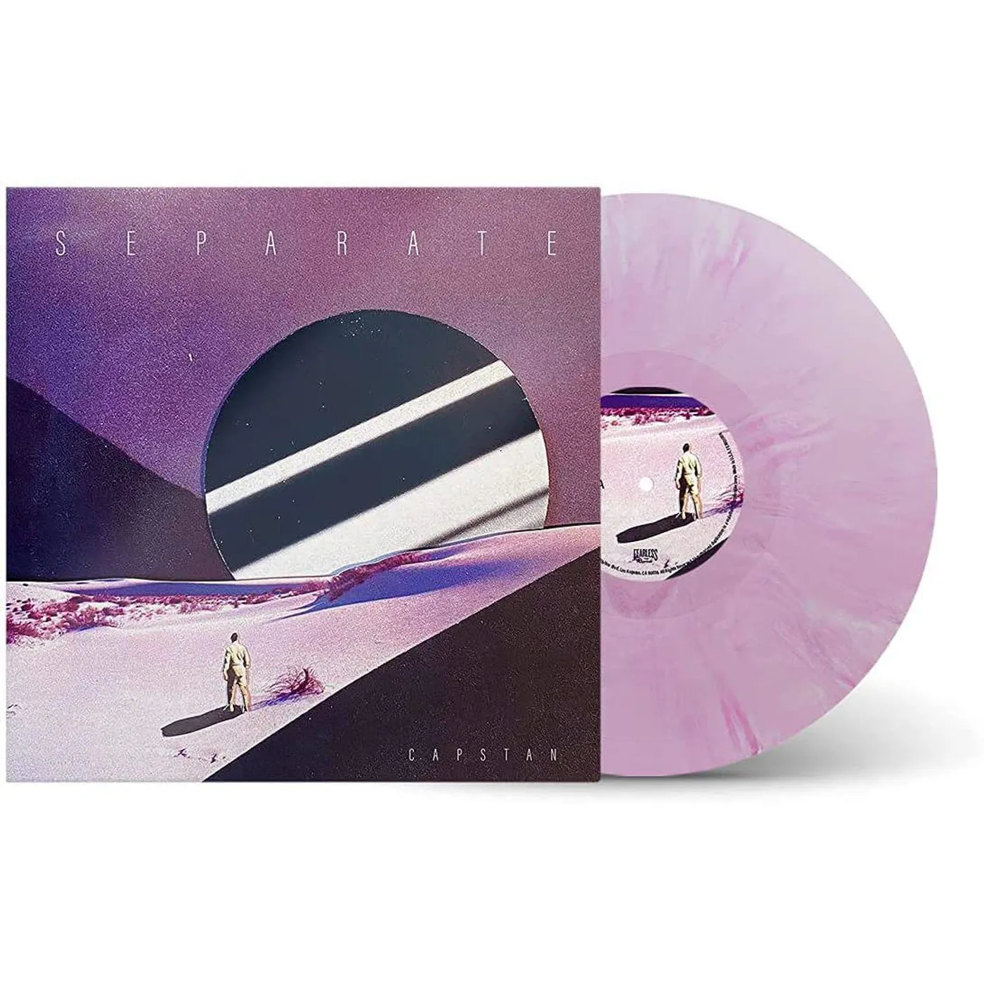 Capstan SEPARATE (OPAQUE PINK SWIRL VINYL) Vinyl Record