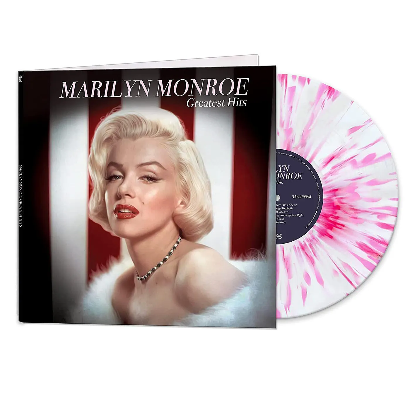 Marilyn Monroe GREATEST HITS (WHITE PINK VINYL/GATEFOLD) Vinyl Record