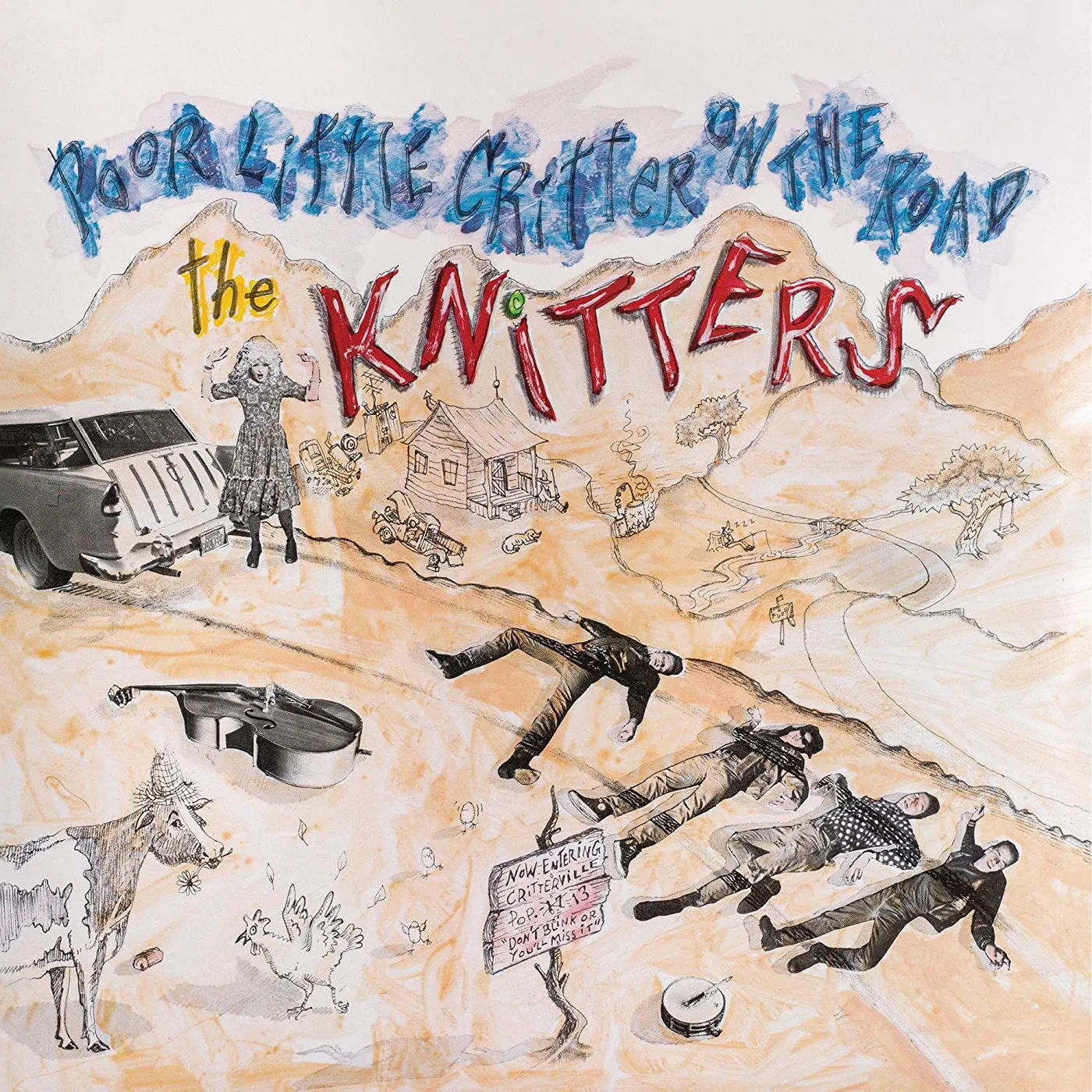 The Knitters Poor Little Critter On the Road Vinyl Record