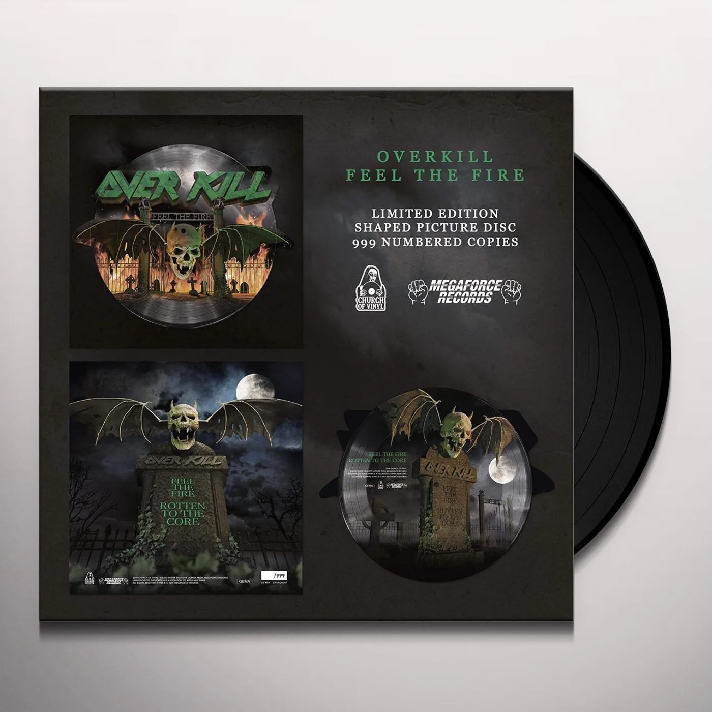 Overkill Feel the Fire Vinyl Record