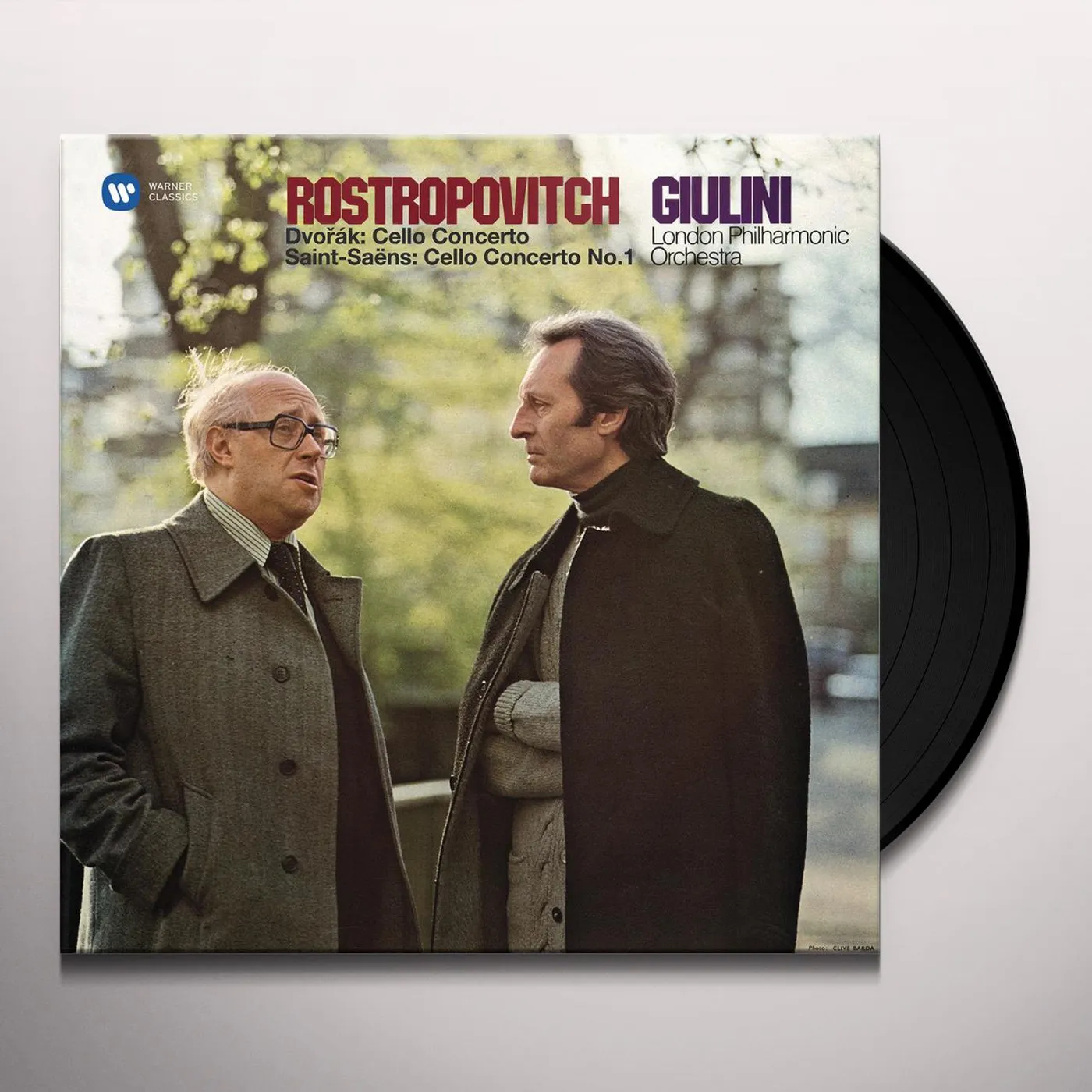 Mstislav Rostropovich Dvorak: Cello Concerto & Saint-Saens: Cello Concerto No. 1 Vinyl Record
