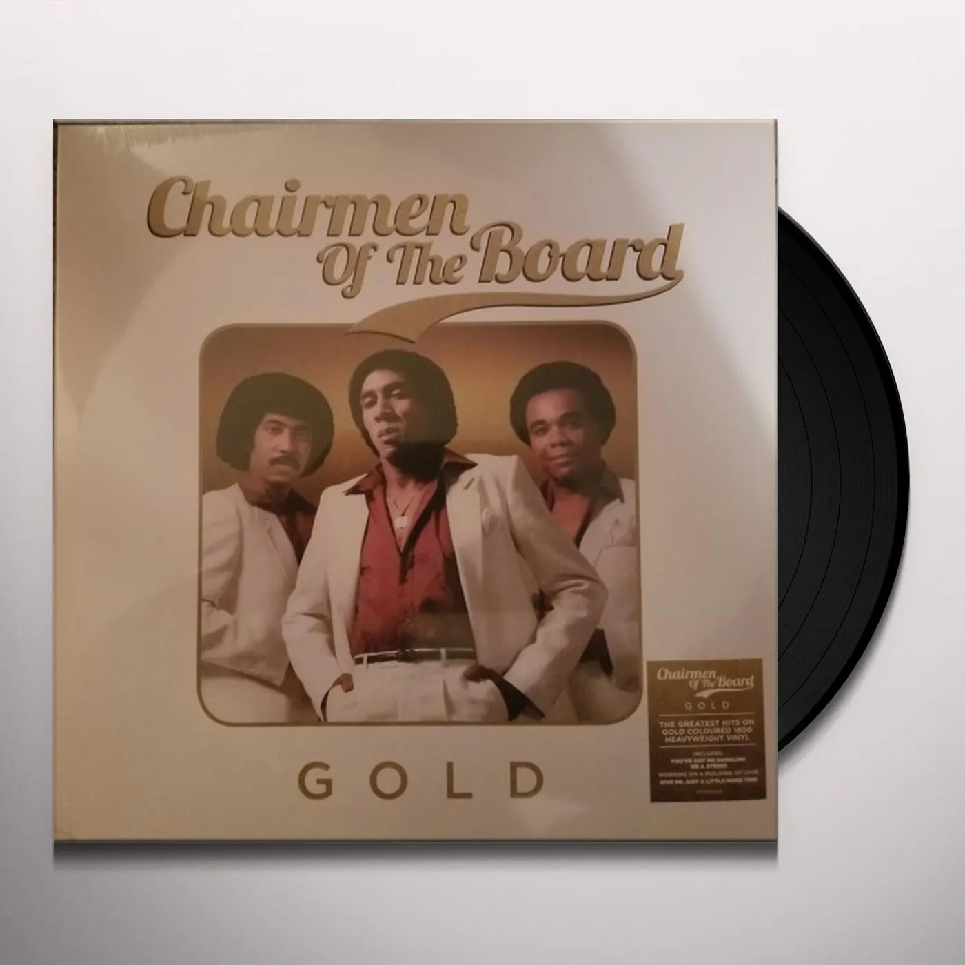The Chairmen of the Board GOLD Vinyl Record