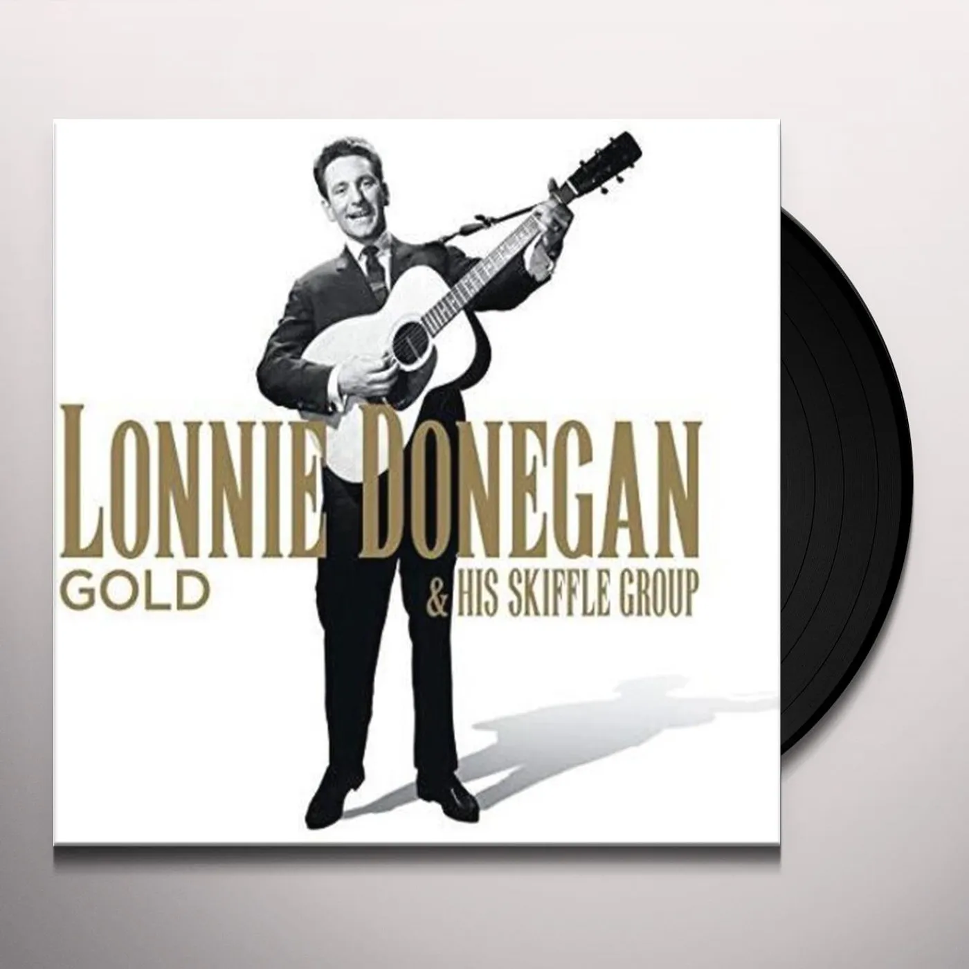 Lonnie Donegan & His Skiffle Group Gold Vinyl Record