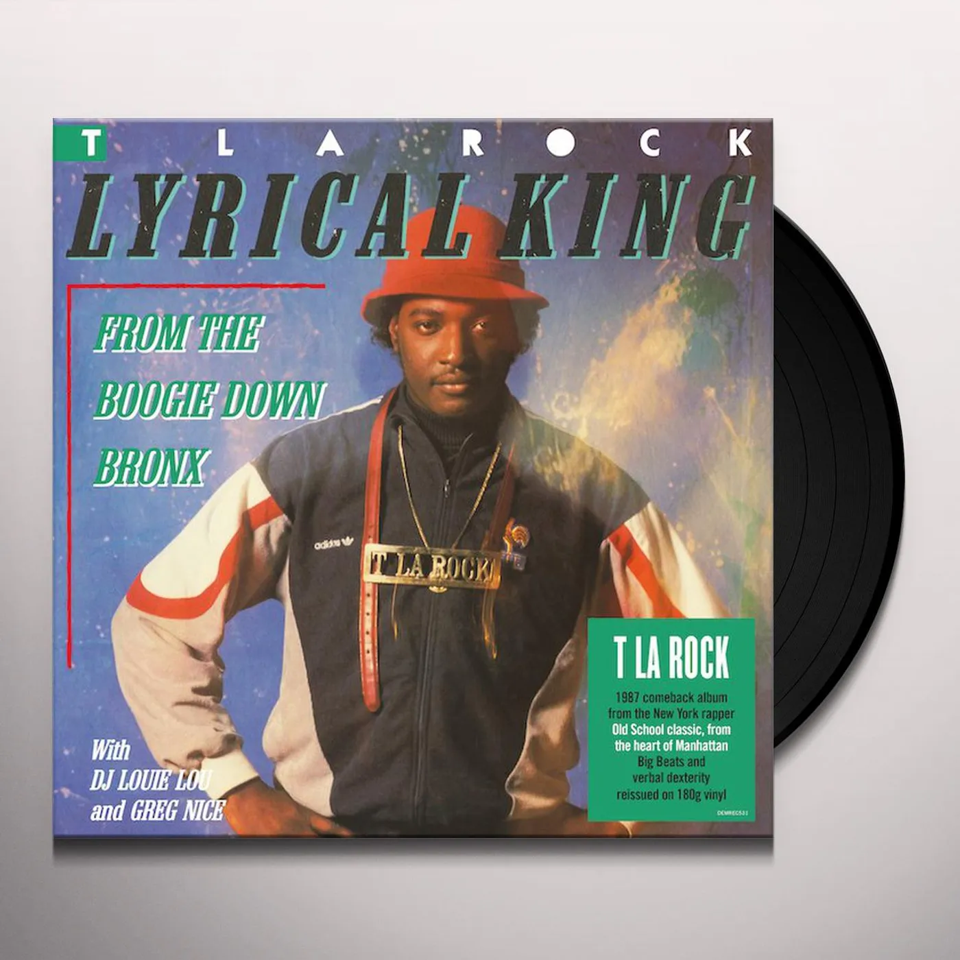 T La Rock LYRICAL KING Vinyl Record