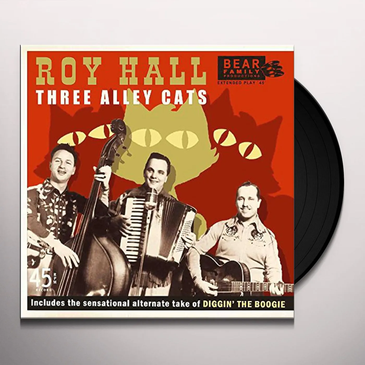 Roy Hall Three Alley Cats Vinyl Record