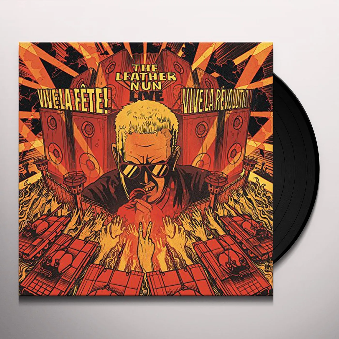The Leather Nun VIVE LA FETE VIVE LA RIVOLUTION Vinyl Record