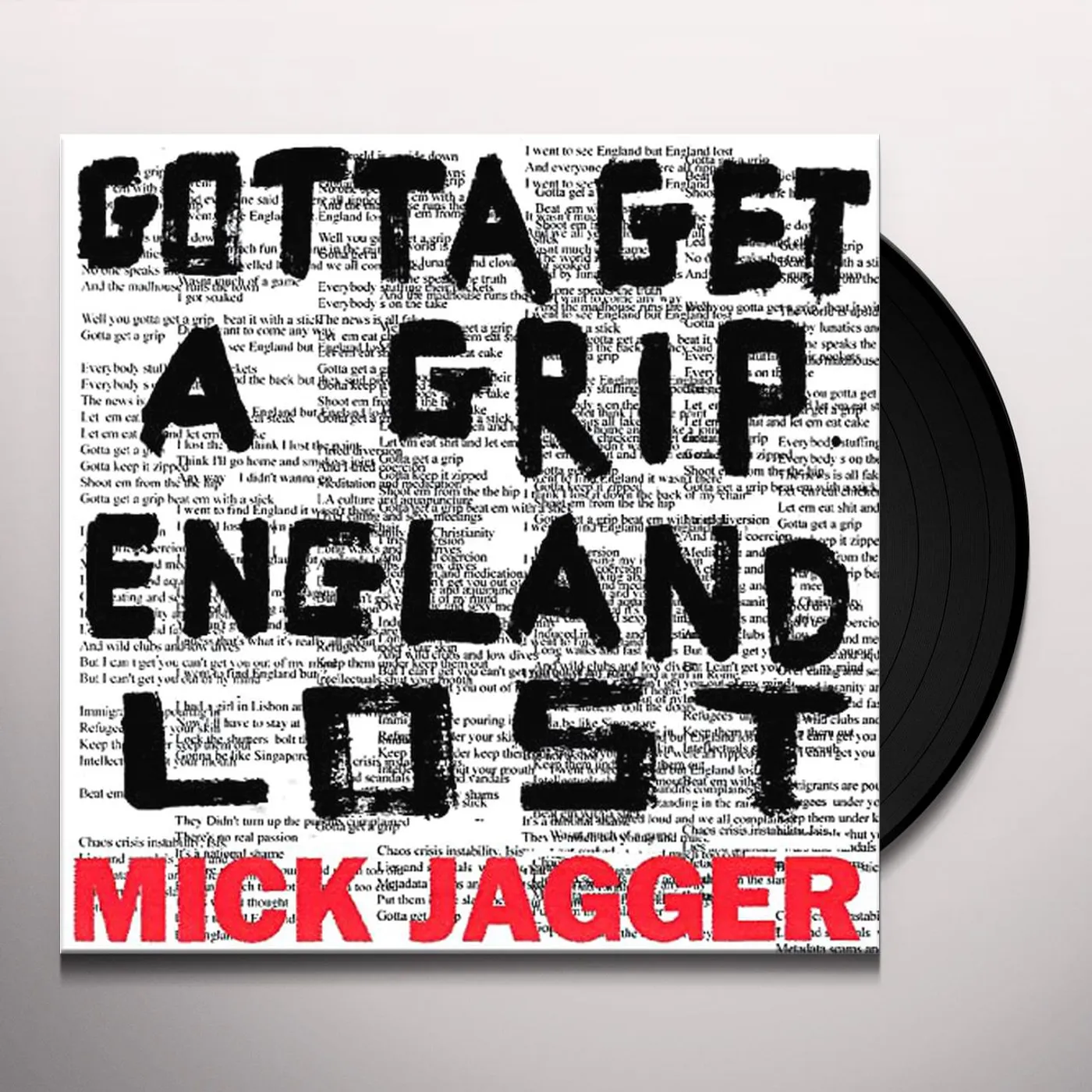 Mick Jagger Gotta Get A Grip / England Lost Vinyl Record
