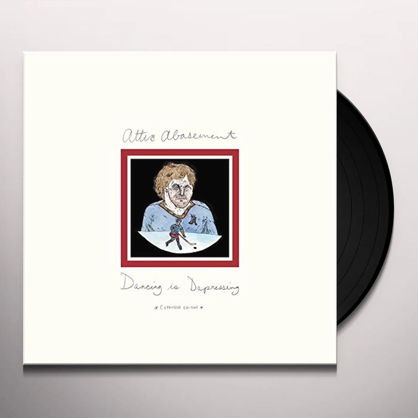 Attic Abasement Dancing Is Depressing (Red & Bone Splatt Vinyl Record