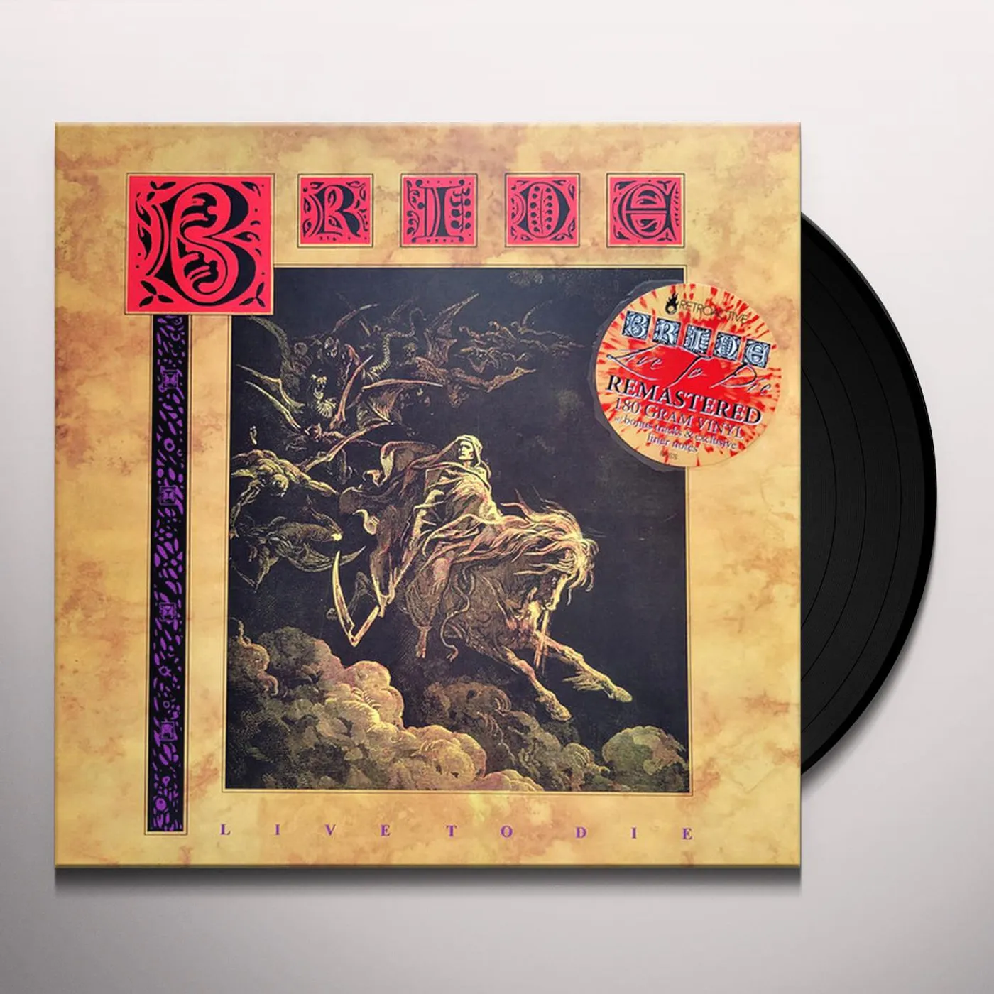 Bride LIVE TO DIE Vinyl Record